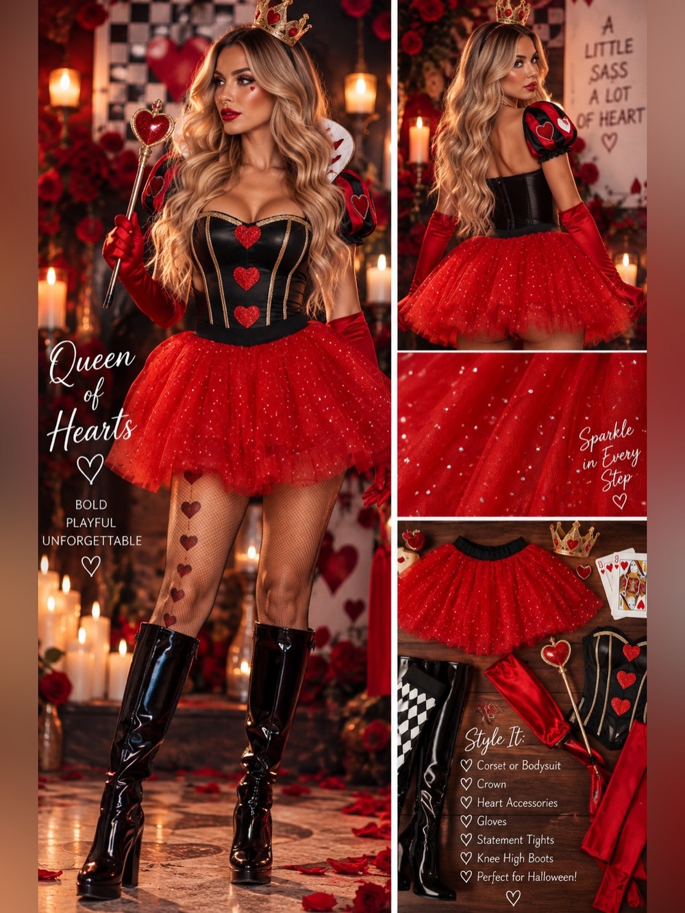 Red Sparkle Tulle Tutu Skirt - 1213-1218